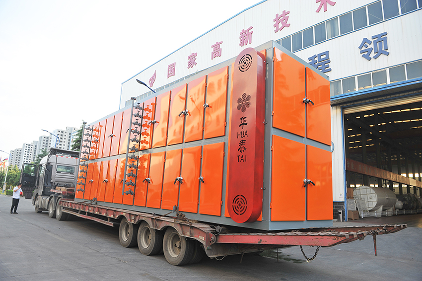 华泰集团生产制造的200T大豆预处理、30T精炼项目发货黑龙江讷河