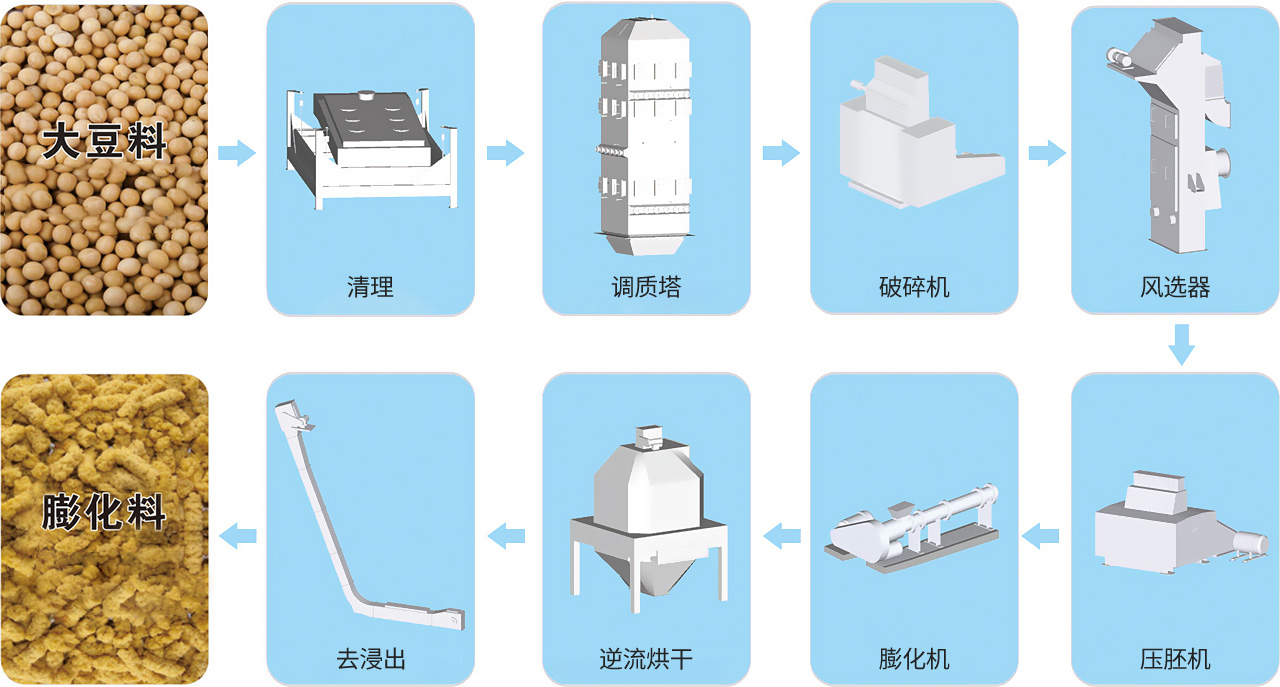 大豆预处理流程